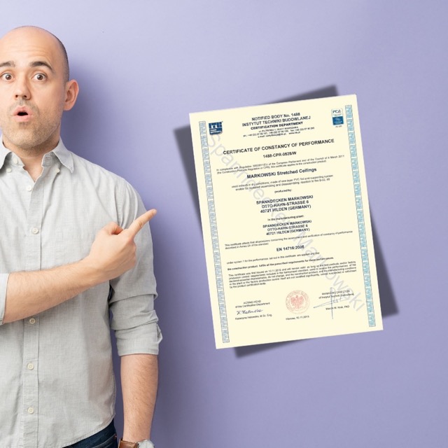 CE Zertifikat für Spanndecken! Was Sie wissen müssen?